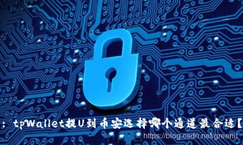 : tpWallet提U到币安选择哪个通道最合适？